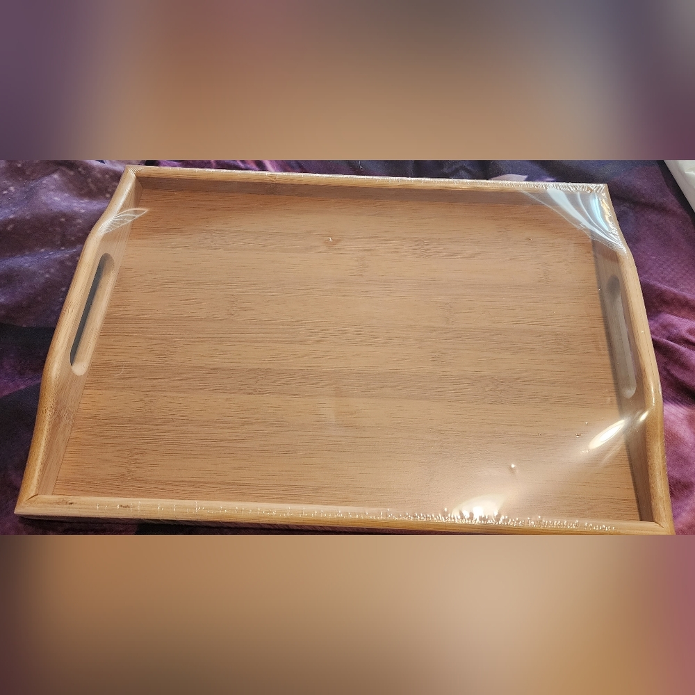 Bamboo Serving Tray - Brand New!